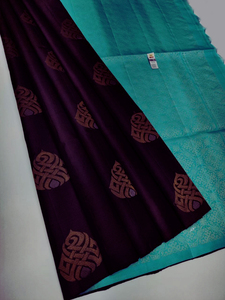FABZONE Nylon Silk Kanchivaram Pethani <b>Saree</b> for Women Adults Elegant Party Wear in Indian & Pakistani Style In-Stock - Product Image 4