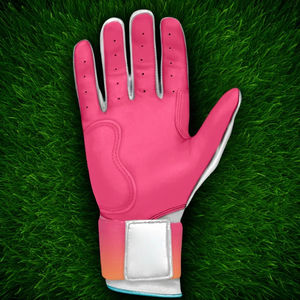 Direct Factory Supply Professional Quality Left-Handed Baseball <b>Batting</b> Gloves Customizable Size Logo Colors Made Eco-Friendly - Product Image 2