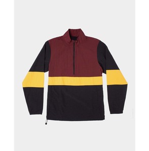 Chaqueta cortavientos impermeable con capucha de bloque de Color liso para hombre, chaqueta cortavientos de colores contrastantes para exteriores con logotipo personalizado de talla grande - Product Image 6