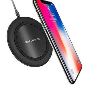 QI CE FCC ROSH Pad di ricarica Wireless veloce da 15W certificato per caricabatterie Wireless rotondo <span class=keywords><strong>rapido</strong></span> per <span class=keywords><strong>iphone</strong></span> - Product Image 3