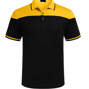 เสื้อโปโลแขนสั้นสำหรับผู้ชายทรงสลิมฟิตเสื้อโปโลมีโลโก้ออกแบบได้ตามต้องการ - Product Image 1