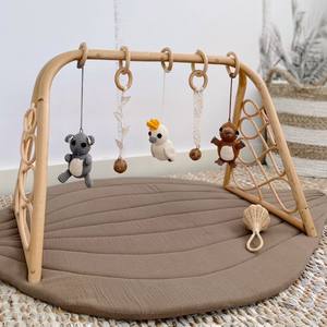 Tapis de jeu en rotin naturel pour bébé, produit phare, offre spéciale, vente en gros - Product Image 4