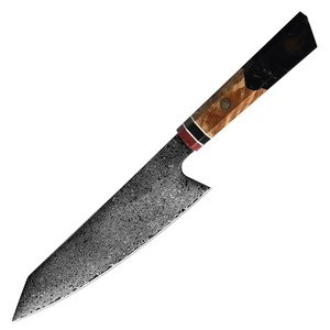 Venta al por mayor personalizado japonés Damasco acero Chef cuchillo de alta calidad profesional cuchillos de cocina OEM ODM servicio nueva llegada - Product Image 1