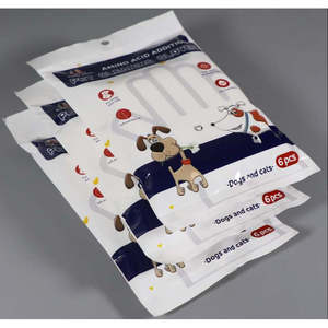 Gants de nettoyage pour animaux de compagnie à marque privée OEM avec ajout d'acides aminés, lot de 6 pour le toilettage des animaux - Product Image 3