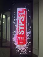 Toptan fiyat 65 inç holografik şeffaf ekran için havaalanı reklam P3.91 esnek holografik şeffaf ekran