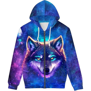 Men <b>Plus</b> Size Printed Hoodie Custom Pullover with Kangaroo Pocket for Casual Sports Wear and Street Fashion - Product Image 2