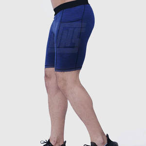 กางเกงขาสั้นรัดรูปสำหรับผู้ชายเสื้อผ้าออกกำลังกายในยิมทำจากวัสดุทนทานออกแบบได้ตามต้องการ - Product Image 5