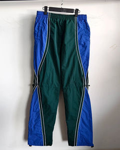 Overoles Unisex Casuales de Tela No Tejida, Estilo Krincle, Corte Regular, Rayados, Tallas Grandes, Pantalones Anchos - Product Image 2