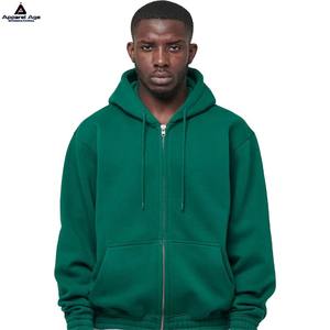 Vente chaude Personnalisé Hommes À Capuche 400gsm French Terry Loose Fit pour Randonnée Formation Match Blanc Imprimer 100% Polyester pour l'automne - Product Image 1