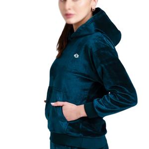 Pulls en velours personnalisés pour femmes, streetwear et sweats décontractés, vente en gros de pulls en molleton doux avec logo personnalisé, marque privée, fournisseur américain - Product Image 3