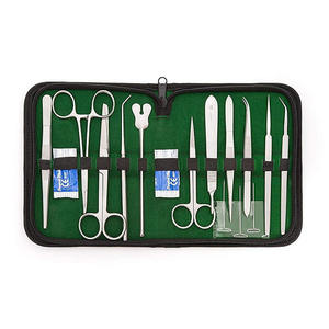 Étudiant en médecine Kit de formation de suture chirurgicale Kit d'outils en acier inoxydable pratique Pad aiguille ciseaux équipement d'enseignement manuel - Product Image 1