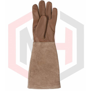 ถุงมืองานเชื่อมหนังวัวแยกชิ้นเกรดพรีเมี่ยมถุงมือเชื่อมอุตสาหกรรมประสิทธิภาพสูงมีตัวเลือก OEM - Product Image 4