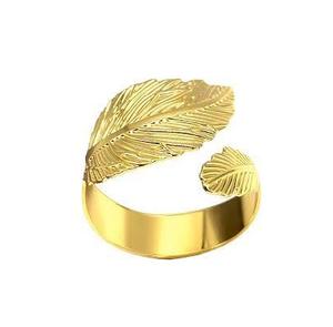 Haute Qualité Feuille Conception À La Main En Laiton Or Serviette Anneaux Titulaire Serviette Anneaux Pour La Fête De Mariage Table À Manger Décoration - Product Image 1