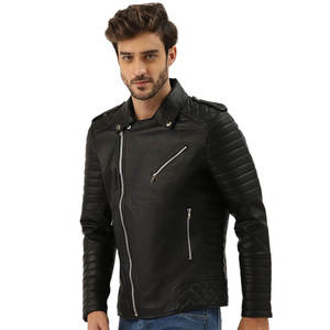 Chaqueta de Cuero para Hombre al por Mayor, con Logotipo Personalizado, Ligera, Transpirable, Estilo Urbano, para Primavera - Product Image 2