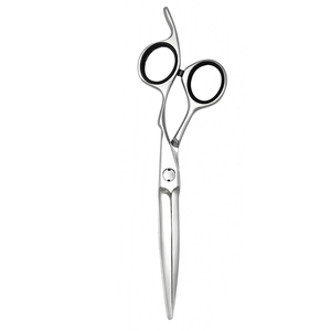 กรรไกรตัดผมแบบปรับแต่งได้สำหรับช่างตัดผมปลายเคลือบเงาพร้อมใบมีดสแตนเลสคมราคาขายส่ง - Product Image 6