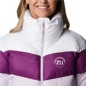 Veste matelassée décontractée pour femme, couleur unie, vêtements de sport, coupe-vent, respirante, légère, polyester/nylon, hiver, grande taille - Product Image 5