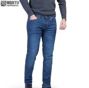 กางเกงยีนส์ผู้ชายทรงตรงแห้งเร็วน้ำหนักเบาใส่สบายฤดูใบไม้ร่วงฤดูหนาวฤดูใบไม้ผลิ - Product Image 1
