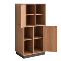 Armoire de rangement pour livres au design moderne avec porte pour la maison, le bureau, l'école, l'appartement, la chambre, le salon ou l'hôtel