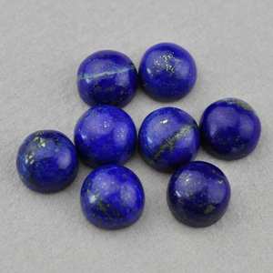 Cabochons de forme ronde en Lapis Lazuli bleu 3mm à 20mm pierres précieuses véritables en vrac pierres précieuses et pierres calibrées en Lapis Lazuli naturel en vrac - Product Image 3