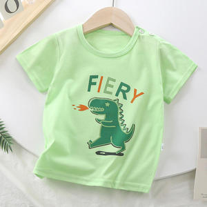 Wholesale Summer New Style Quick Dry Feature Boys Short-Sleeved <b>T</b>-<b>shirts</b> with Customized Logo Casual O-Neck <b>Toddlers</b> For kids - Product Image 2