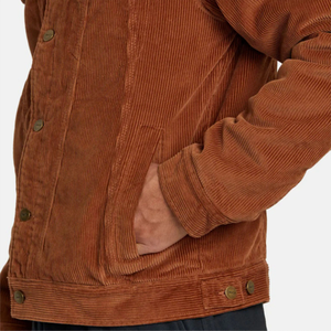 Men's Winter Warm <b>Corduroy</b> Bomber <b>Jacket</b> with Wool Liner Sheep Fur Trim Knitted Fabric High Quality Comfortable Vintage Design - Product Image 6