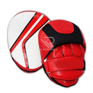 Cible de frappe en cuir pour le thaïlandais, avec logo personnalisé, pour MMA, équipement de boxe de haute qualité - Product Image 1
