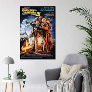 Affiche murale de style moderne Retour vers le futur III - Product Image 1