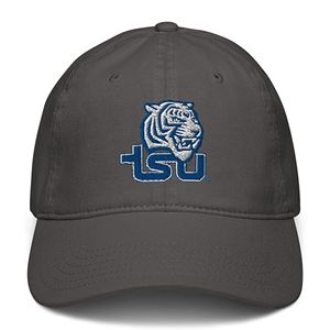 Gorra étnica deportiva de 5 paneles de terciopelo bordado de tigre TSU ajustable personalizada para la cabeza oficial de la Universidad Estatal de Tennessee - Product Image 2