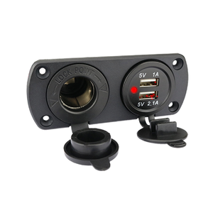 AEK-Tech BJ-PA20103 Allume-cigare et adaptateur de charge USB étanche 12V/24V pour bateau - Product Image 1