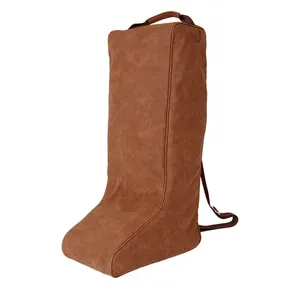 Top Quality Customized Leather Horse Stable Equestrian Horse Riding Boots Bag Wholesale Factory Supplier