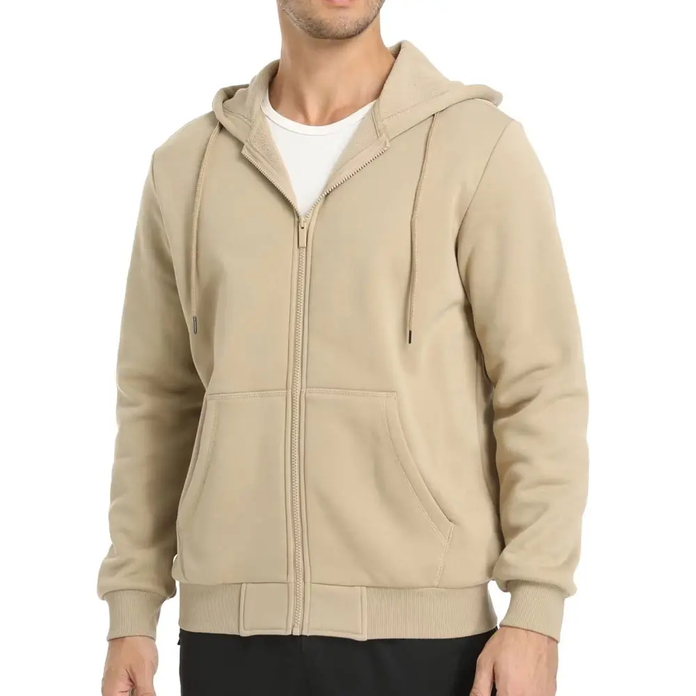 Abbigliamento da strada di alta qualità felpe con cerniera da uomo con cappuccio oversize con cerniera felpe con cappuccio di ultimo stile