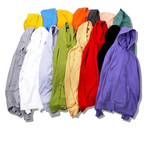 Men's Comfortable Lined 100% Cotton Pullover Hoodie Solid Color for Sleeve Fleece Sweatshirt Plus Size Winter Collection - Product Image 1