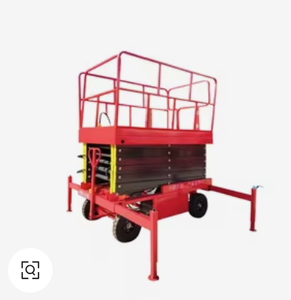 Piattaforma Cingolata Elettrica 10M, Mini Sollevatore Idraulico Semovente per Terreni Difficili, Elevatore a Forbice di Media Altezza - Product Image 1
