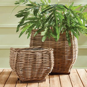 Rattan <b>basket</b> for plants and items Handmade Storage <b>Basket</b> Wholesale eco-friendly Made in Viet Nam - Product Image 6
