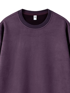 Sweat-shirt de golf pour homme à manches longues avec fermeture éclair quart de tour, en polyester et élasthanne, polaire, couleur unie, décontracté, tricoté - Product Image 3