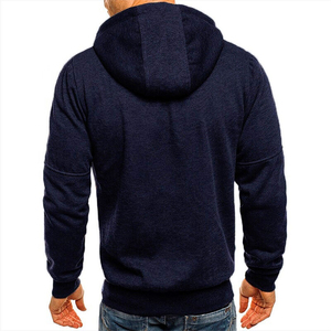 Sudadera con Capucha Extra Grande Personalizada para Hombre, Bordado con Pedrería, Reflectante, Servicio OEM, Color Negro Sólido, Invierno, 100% Algodón - Product Image 6