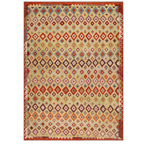 พรมกิลิมไมมาณา อัฟกานิสถาน ขนาด 349 x 250 ซม. พรมและชุดพรมแบบดั้งเดิมของชาวอัฟกัน - Product Image 1