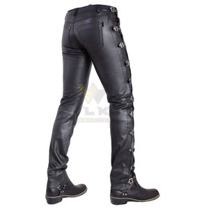 Dernier style de pantalons en cuir pour hommes à vendre Pantalons en cuir pour hommes de la meilleure qualité à bas prix - Product Image 4