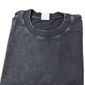 Personalized Custom Drop Shoulder Heavyweight Blank Cotton Acid Wash T-shirts Oversized <b>Tshirt</b> Vintage T Shirts - Product Image 4