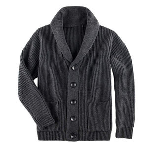 Cardigan de luxe en tricot, logo personnalisé, marque privée, qualité supérieure, vente en gros de mode - Product Image 2