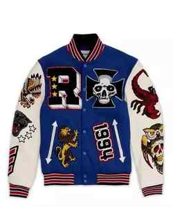 Design personnalisé 2025 Varsity Letterman Jackets Stewart & Strauss Original Hoodie & Leather XXS à 6XL,Original Jackets - Product Image 6