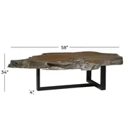 Table basse extensible en fer, bois et marbre, design moderne, qualité supérieure, pour salon et bureau, fournisseur indien, export en gros disponible