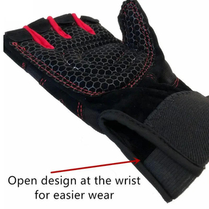 OEM Custom Unisex Gym <b>Gloves</b> Latest Design for Adults Solid Color <b>Fitness</b> <b>Gloves</b> Made of Leather for Weightlifting Sports - Product Image 5