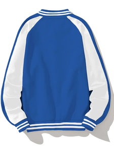 แจ็กเก็ตหลากหลายสำหรับผู้ชายแจ็กเก็ตเบสบอลขนแกะสไตล์เท่ๆสำหรับฤดูหนาว - Product Image 3