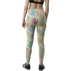 Meilleur prix de gros pour les leggings de sublimation pour femmes, nouveau design tendance, matière douce, leggings de sublimation pour femmes - Product Image 5