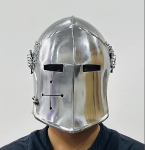 Casco Espartano de Gladiador de Moda, Disfraz Medieval de Soldado, Cosplay Griego, Esparta, Antiguo Romano, Acero Corintio - Product Image 1