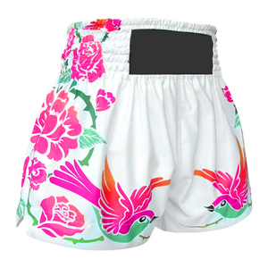 Pantalones Cortos Deportivos Personalizados con Diseño Floral, Elásticos, Transpirables, Ligeros, Duraderos, de Alta Calidad, Más Vendidos, Calidad de Exportación, para Boxeo - Product Image 5