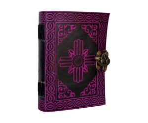 สมุดบันทึกหนังเซลติกสมุดบันทึกที่ผูกไว้สมุดโน้ตวินเทจหนังสือเงาสีดำสะกดสมุดบันทึกสมุดไดอารี่สมุดร่าง - Product Image 6