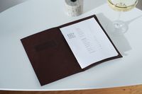 Restaurant Véritable Couvre Durable Carte Des Vins Couverture Vintage Boisson Menu Dossier Titulaire Manchon pour Bar Hôtel LMC-0129