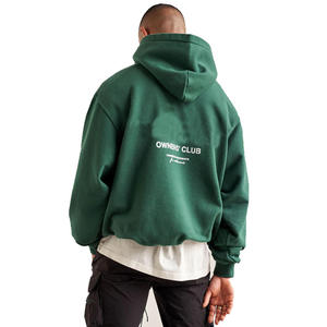 2025 Logo personnalisé hommes à capuche haute qualité coton confortable Hip Hop rue pull avec fermeture éclair tailles S-3XL pour l'hiver - Product Image 4